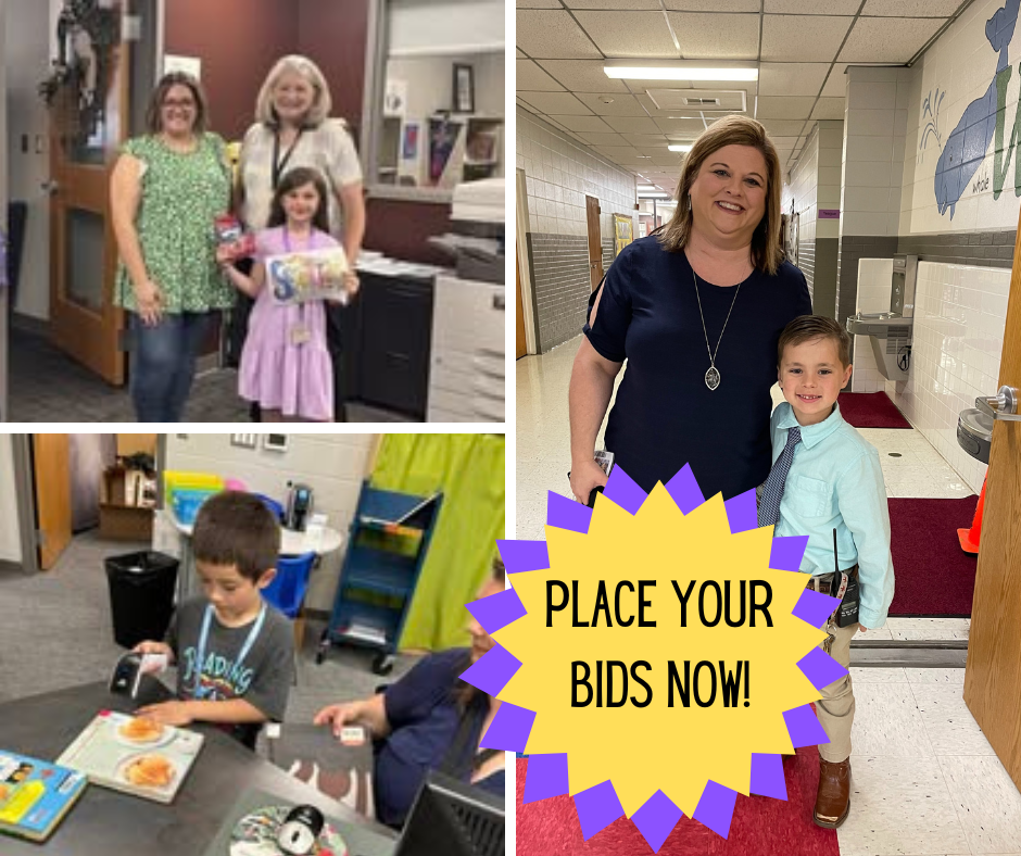 teacher for a day post with pics of children with staff