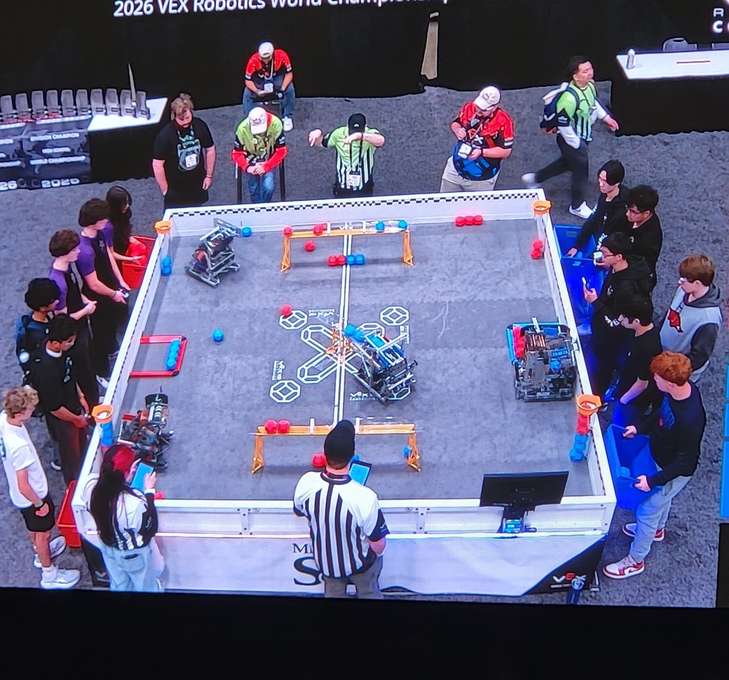 Robotics at Vex Tournament.