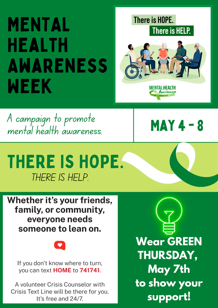 mental health awareness week a campaign to promote mental health awareness May 4-8
