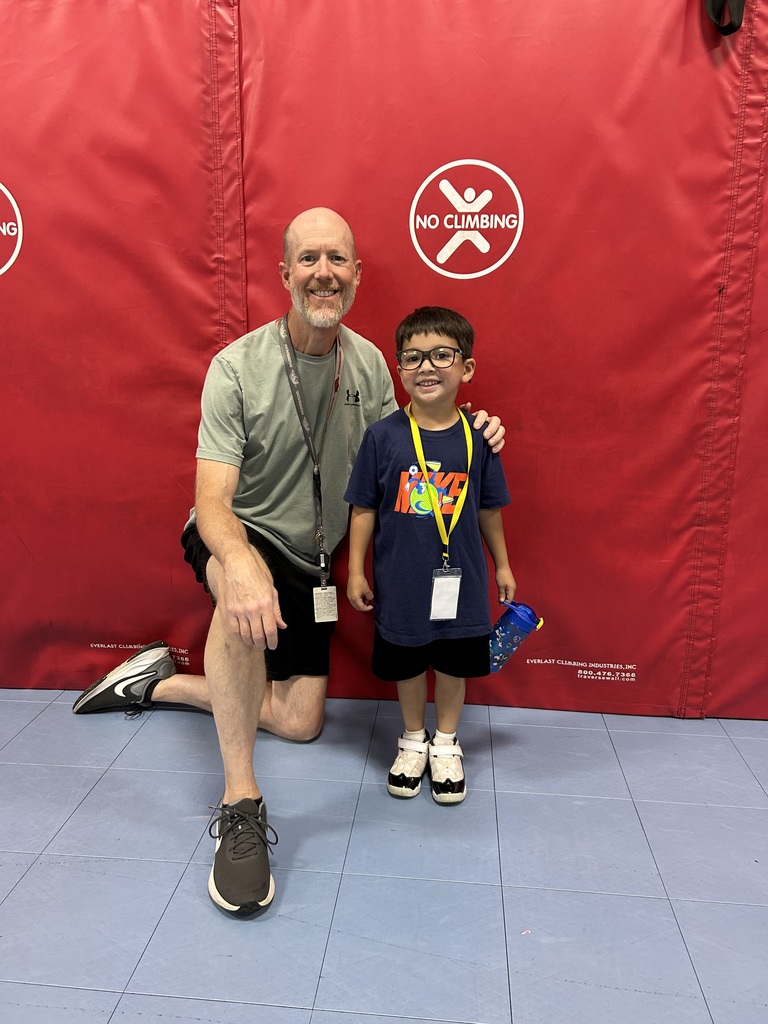 teacher for a day with PE teacher in the gym 