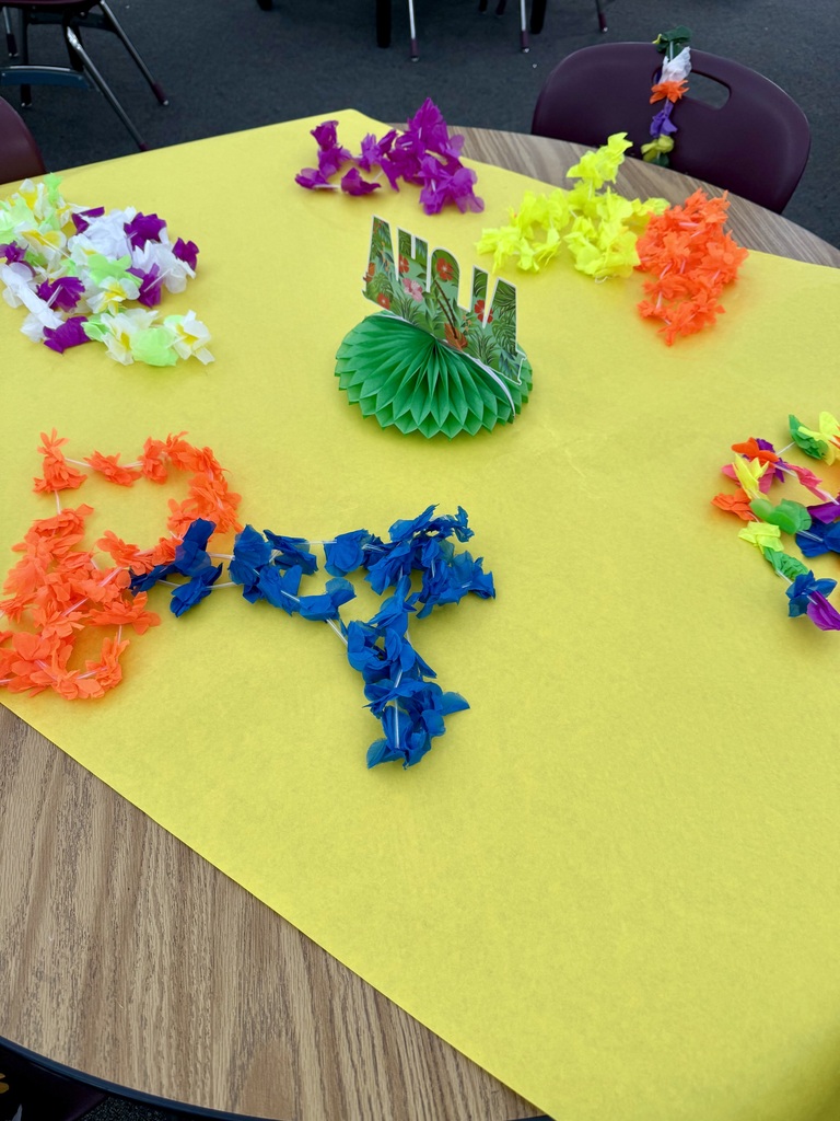 Aloha decorations