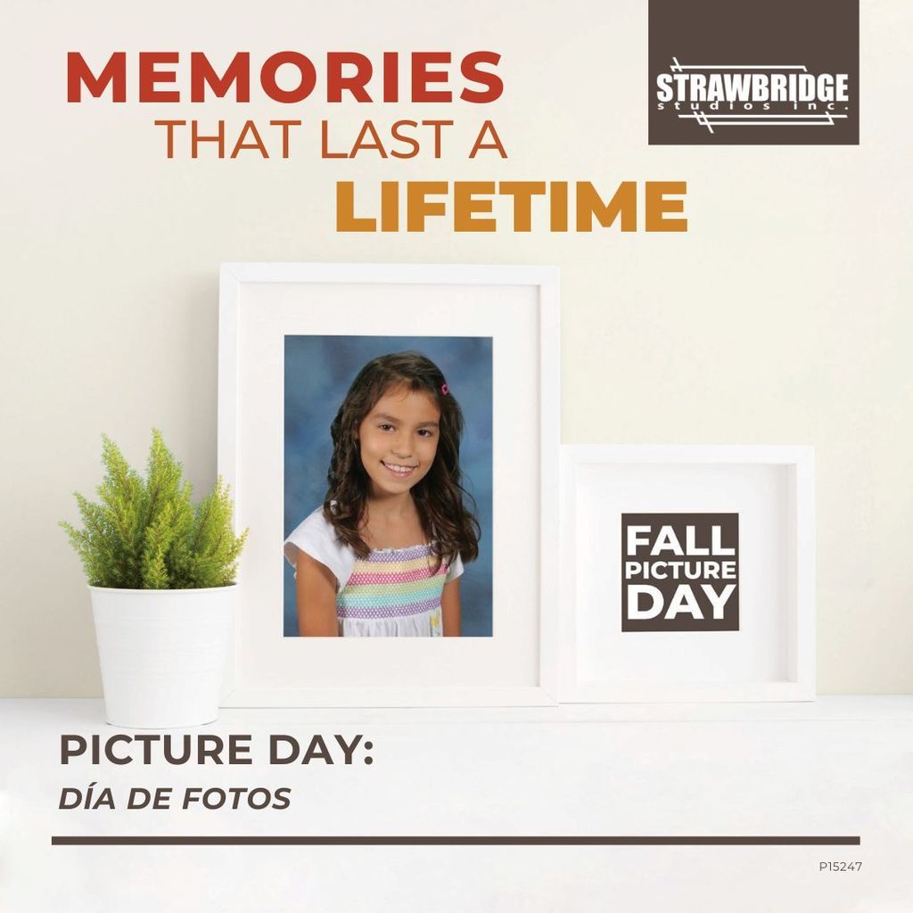 female student on flyer for school pictures