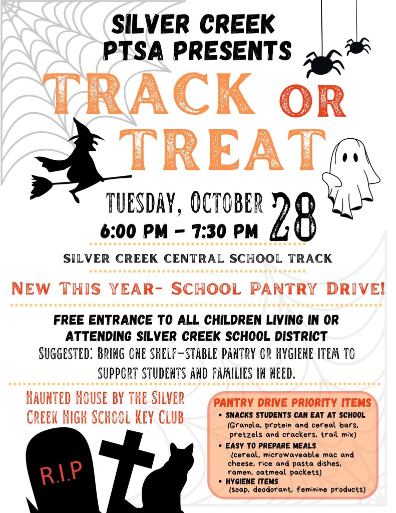 track or treat flyer