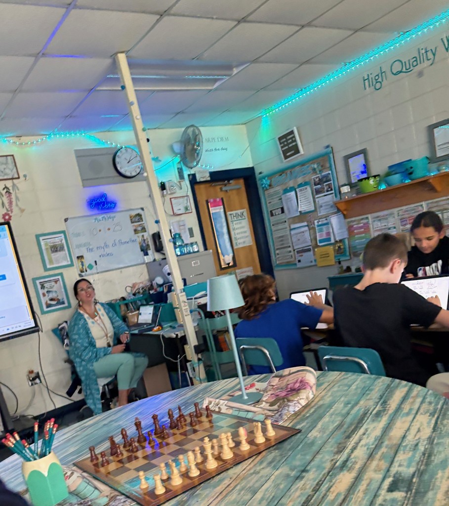 Mrs. McIntyre teaching