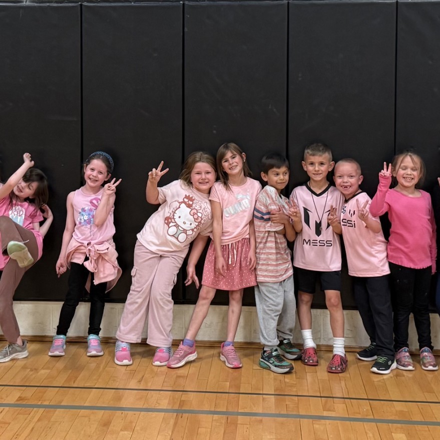 students in gym