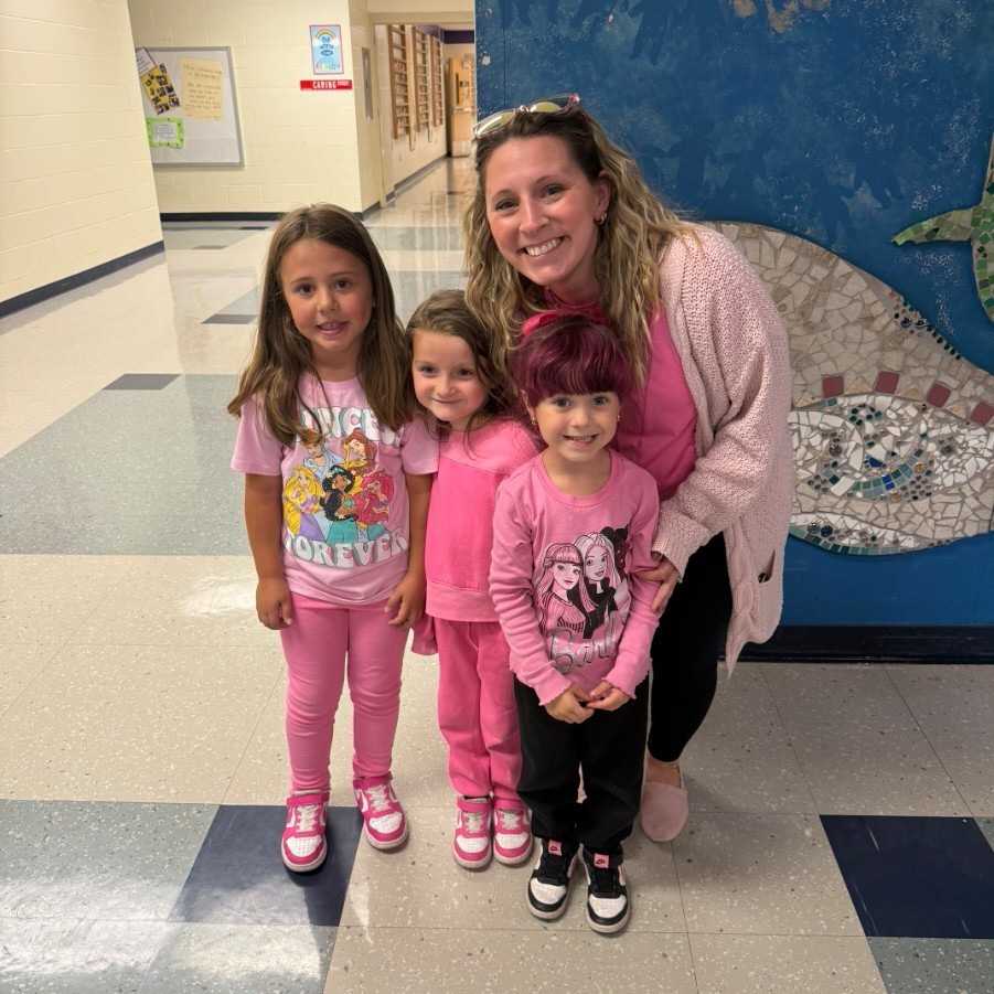 Chesbro with students