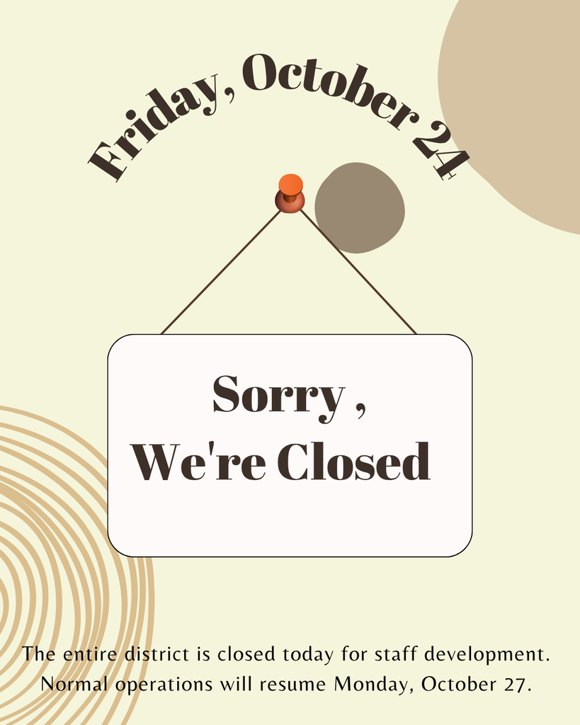 We're closed! 