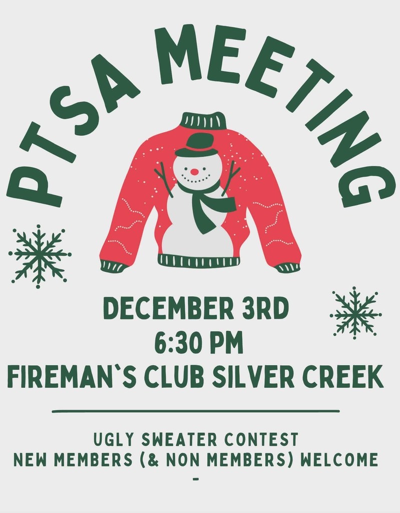 PTSA Meeting December 3