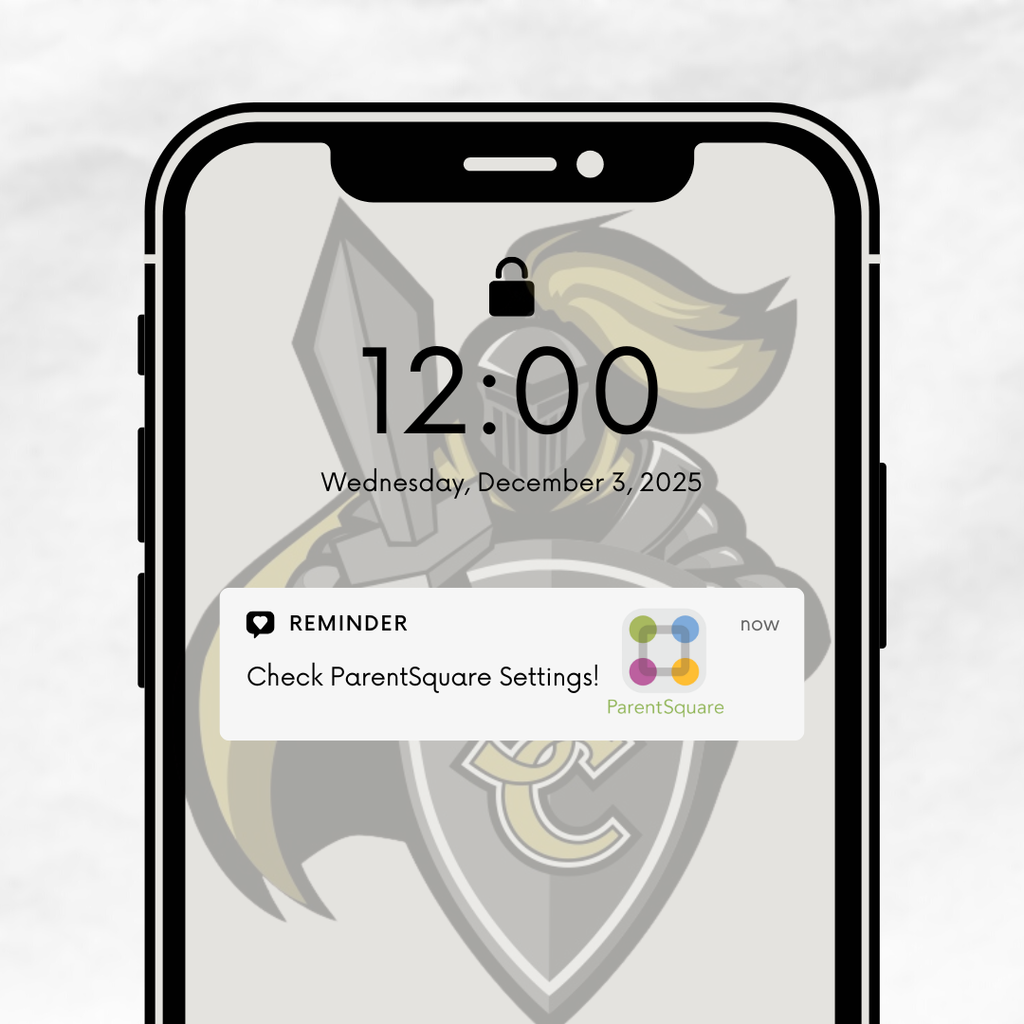Parent Square settings reminder