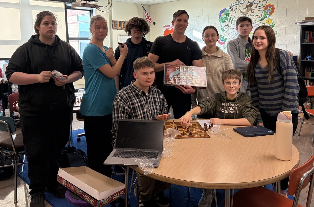 Chess Club Students group photo