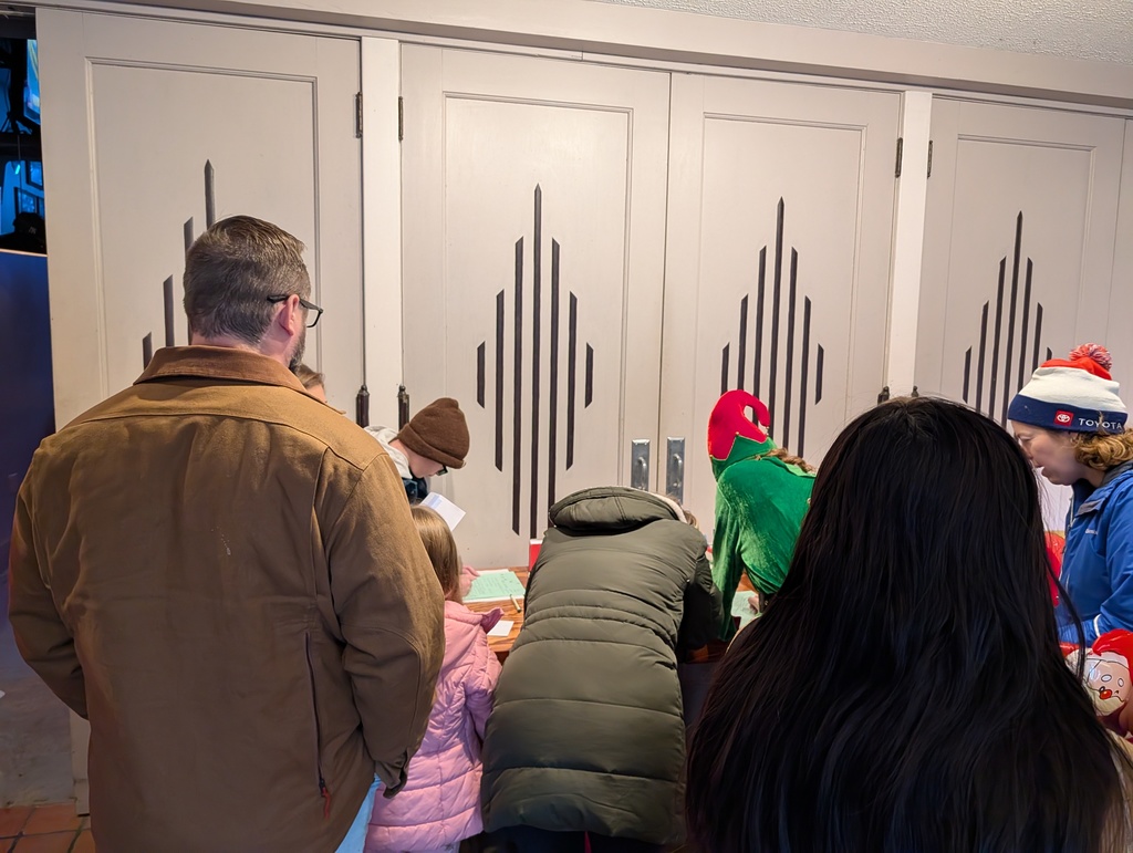 community members writing letters to Santa