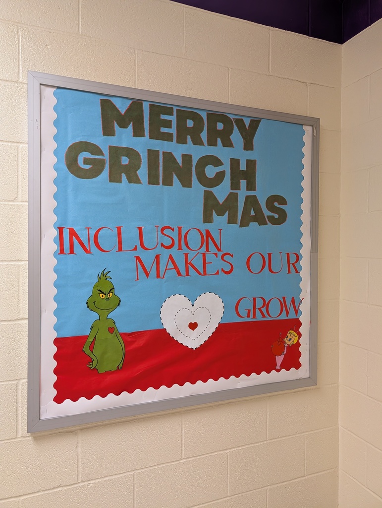 Grinch-mas bulletin board