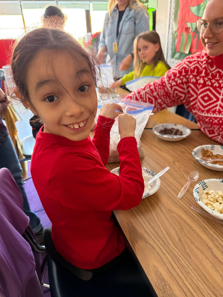 Girl smiling for camera 