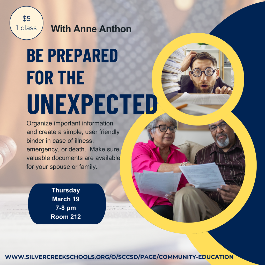 Prepare for the unexpected