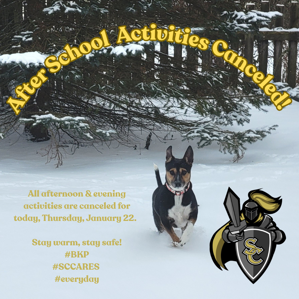 After School Activities Canceled 1/22