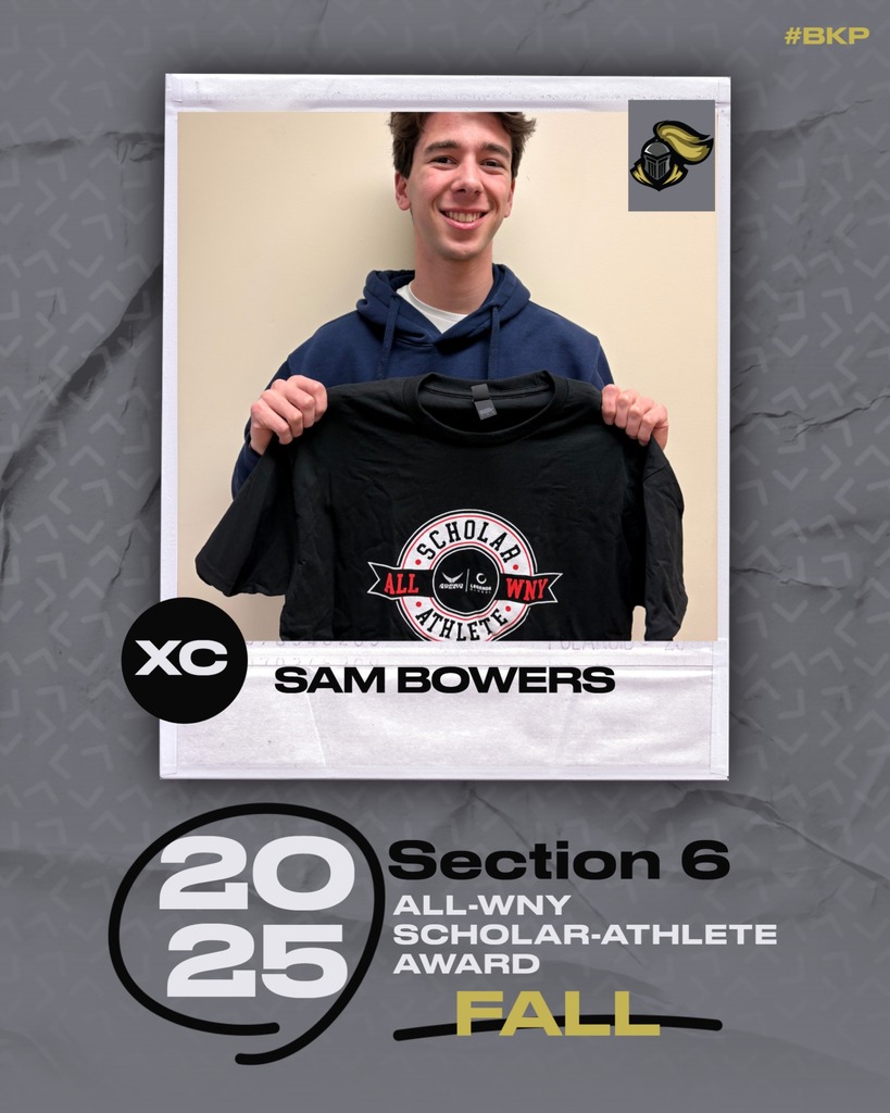 Sam Bowers XC Scholar Athlete award
