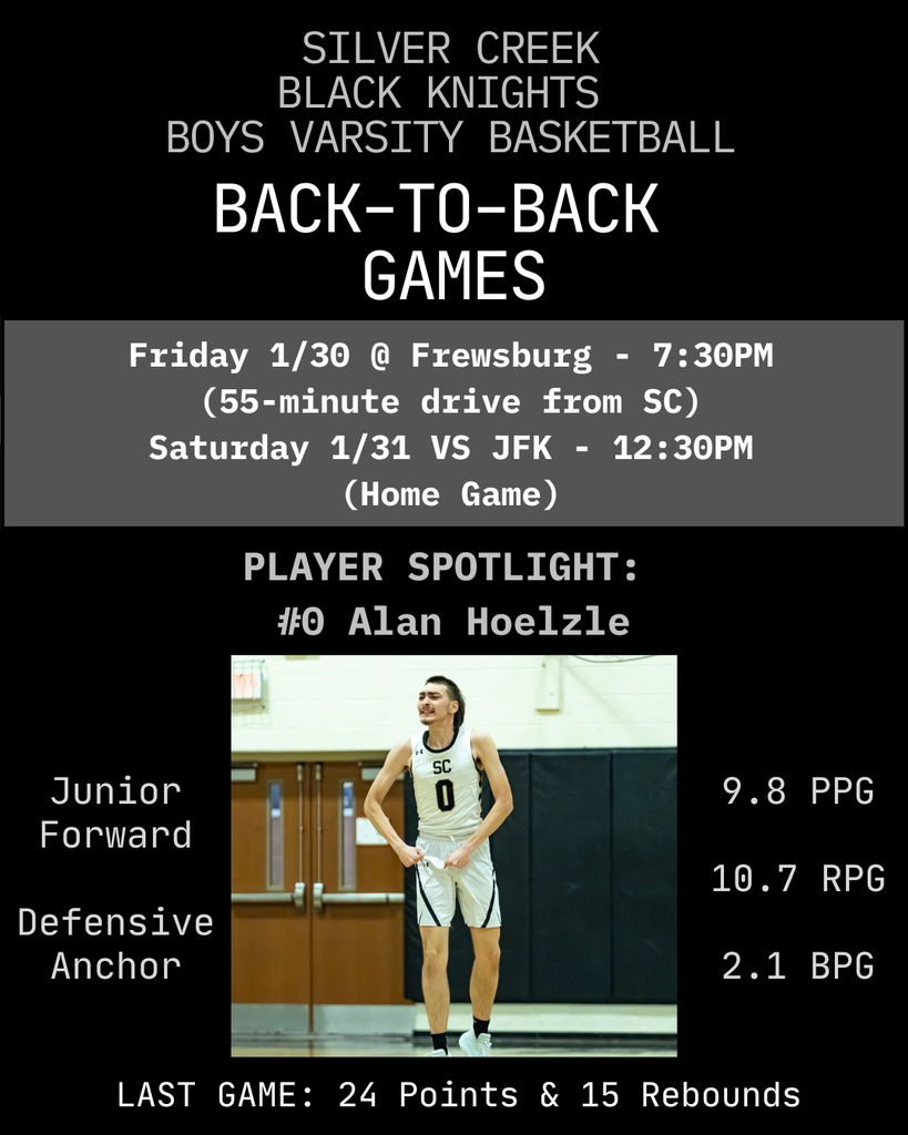 Varsity Basketball Boys Flyer