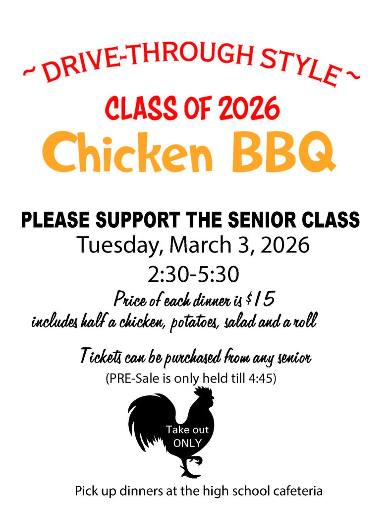 Class of 2026 Chicken BBQ Poster