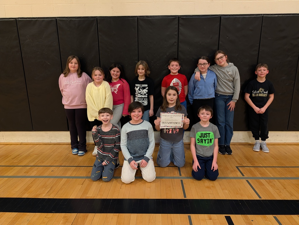 group shot of students in gym