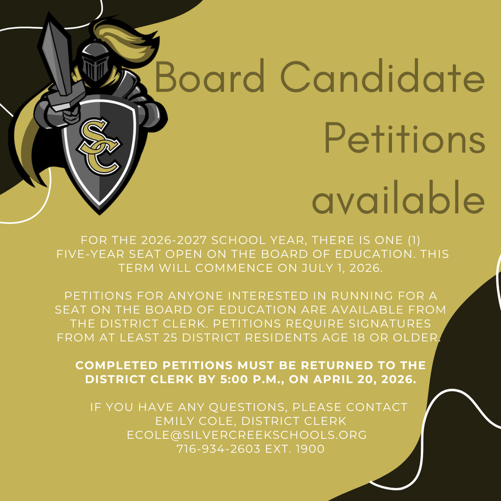 Board Petitions Available black and gold graphic
