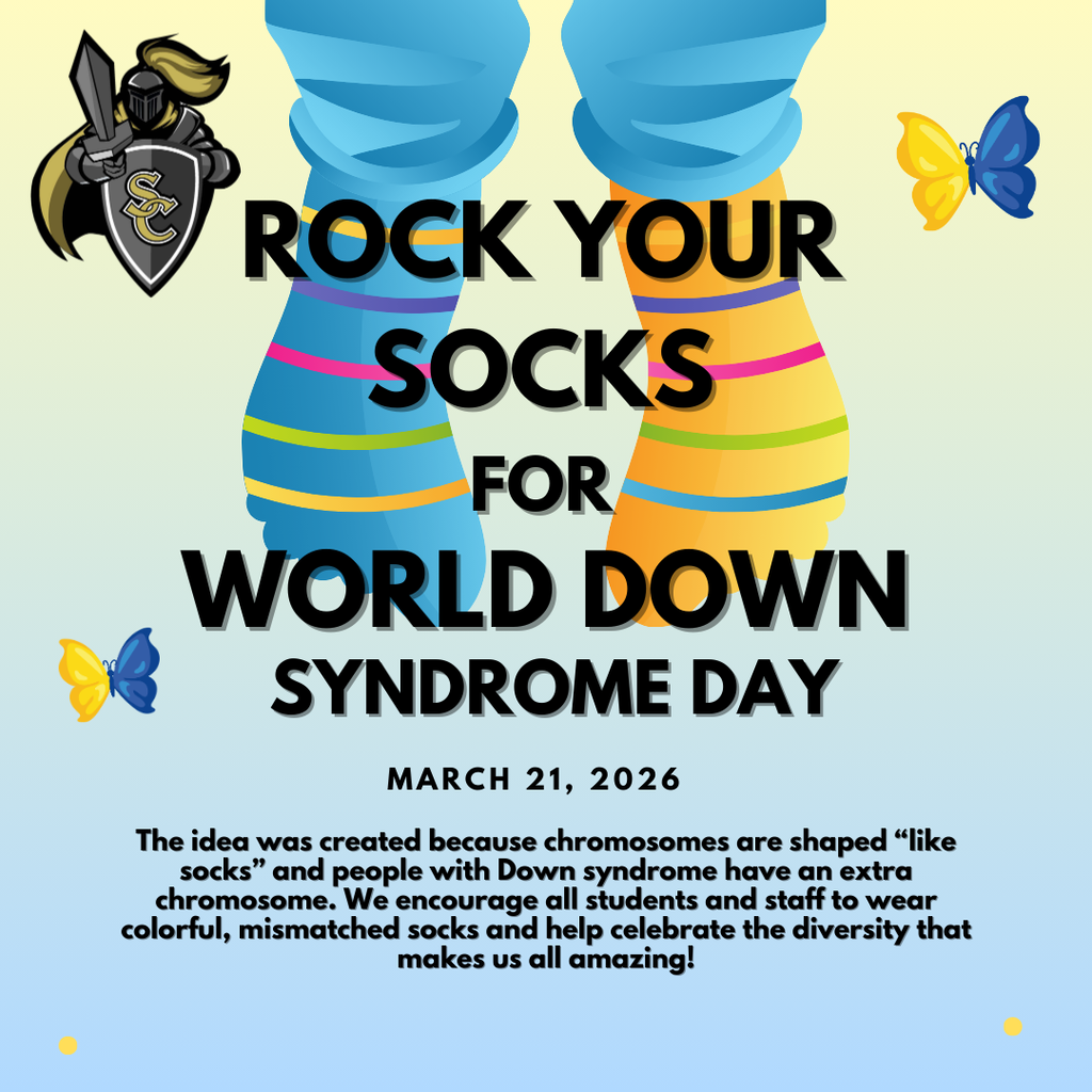 Blue and Gold World Down Syndrome day graphic