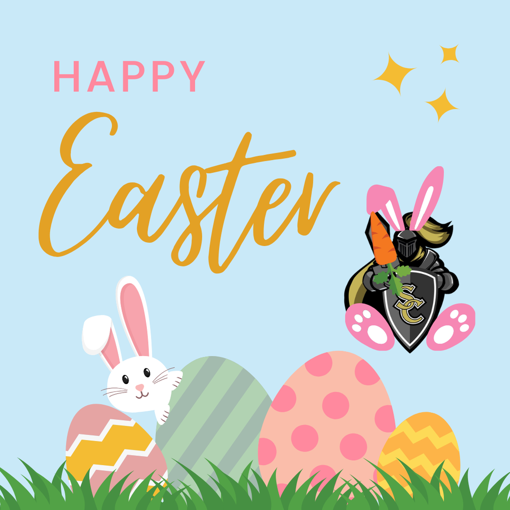 Easter eggs and bunnies pastel