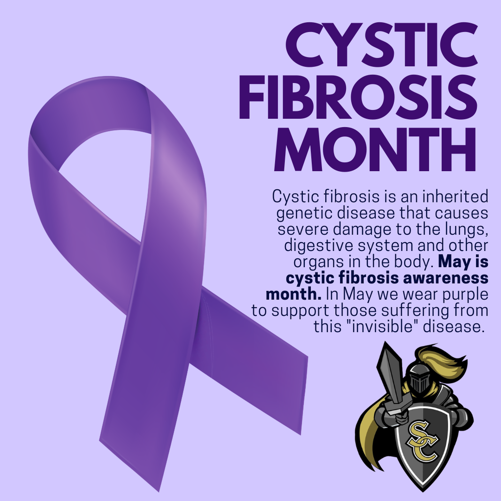 cystic fibrosis wear purple banner