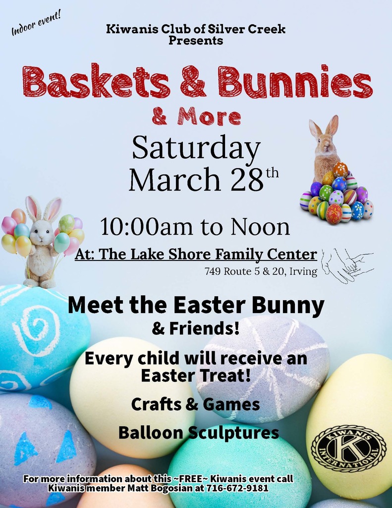 Baskets & Bunnies light purple flyer