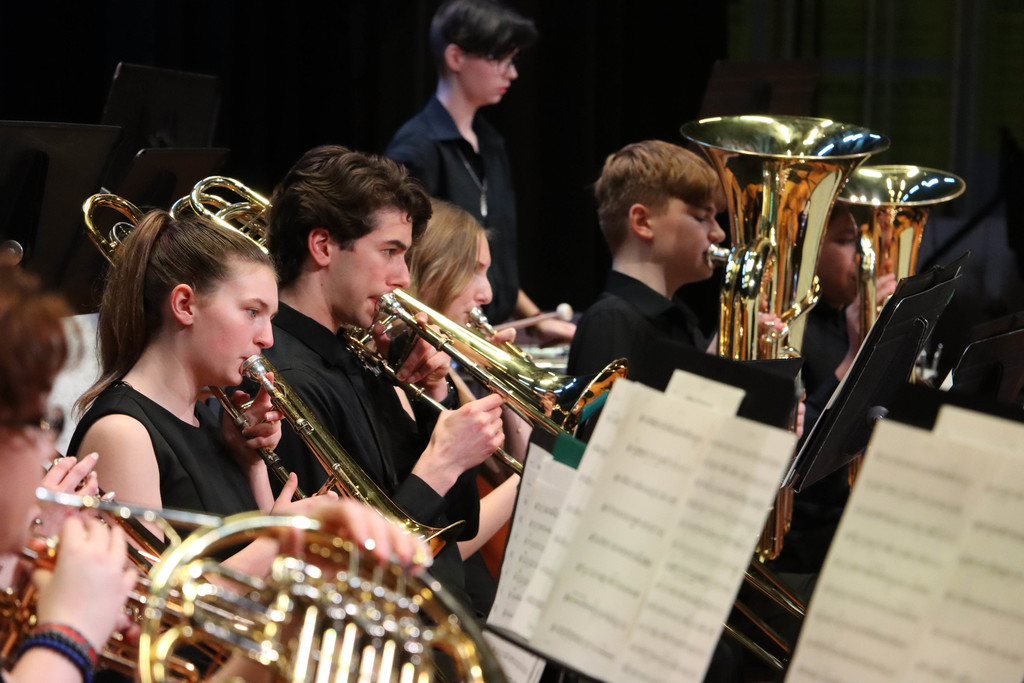 HS Band brass section