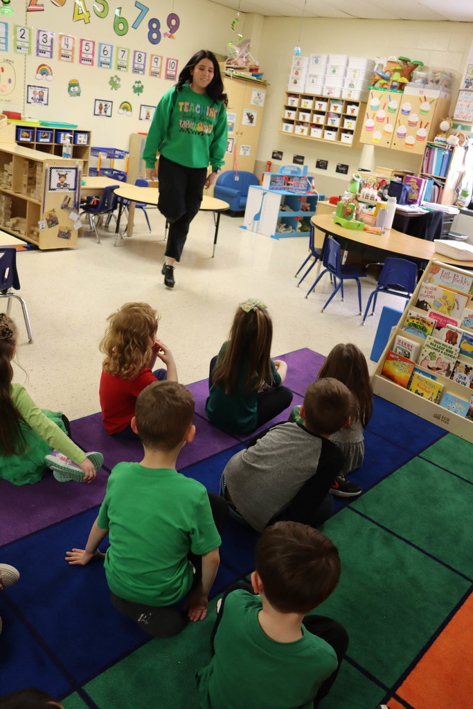 teacher dances a jig