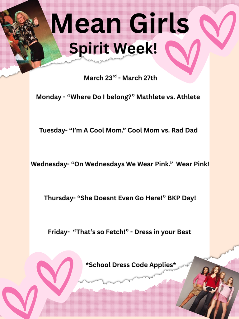 Musical Spirit Week Mean Girls