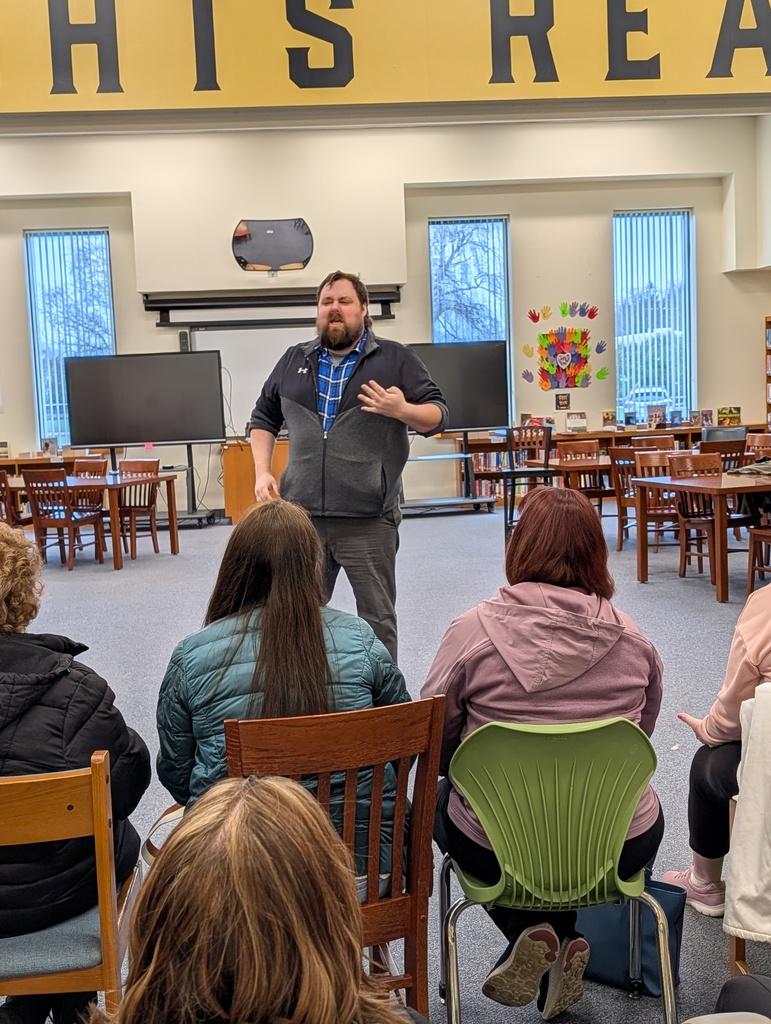 Mr. Wild speaking to the audience