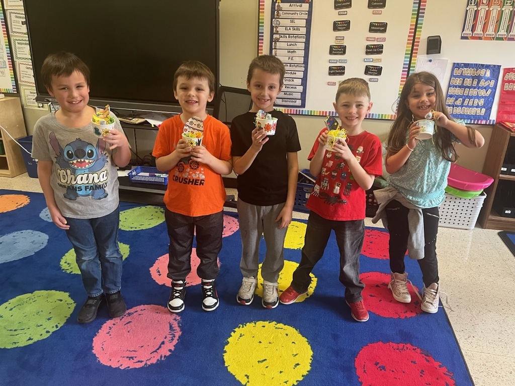 students with their chicks