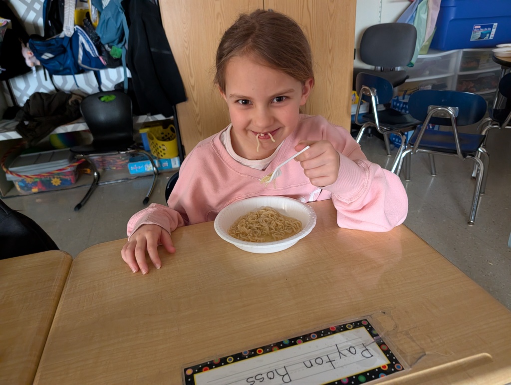 a student tries ramen