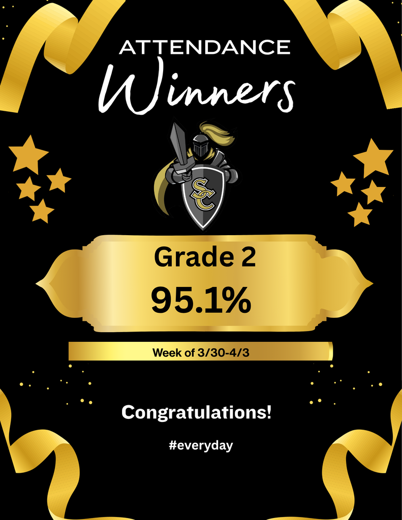Attendance Winners Second Grade March 30-April 3