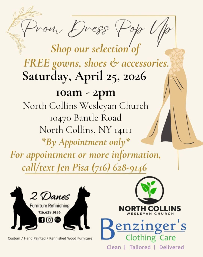 Prom Dress Pop Up Flyer- N Collins