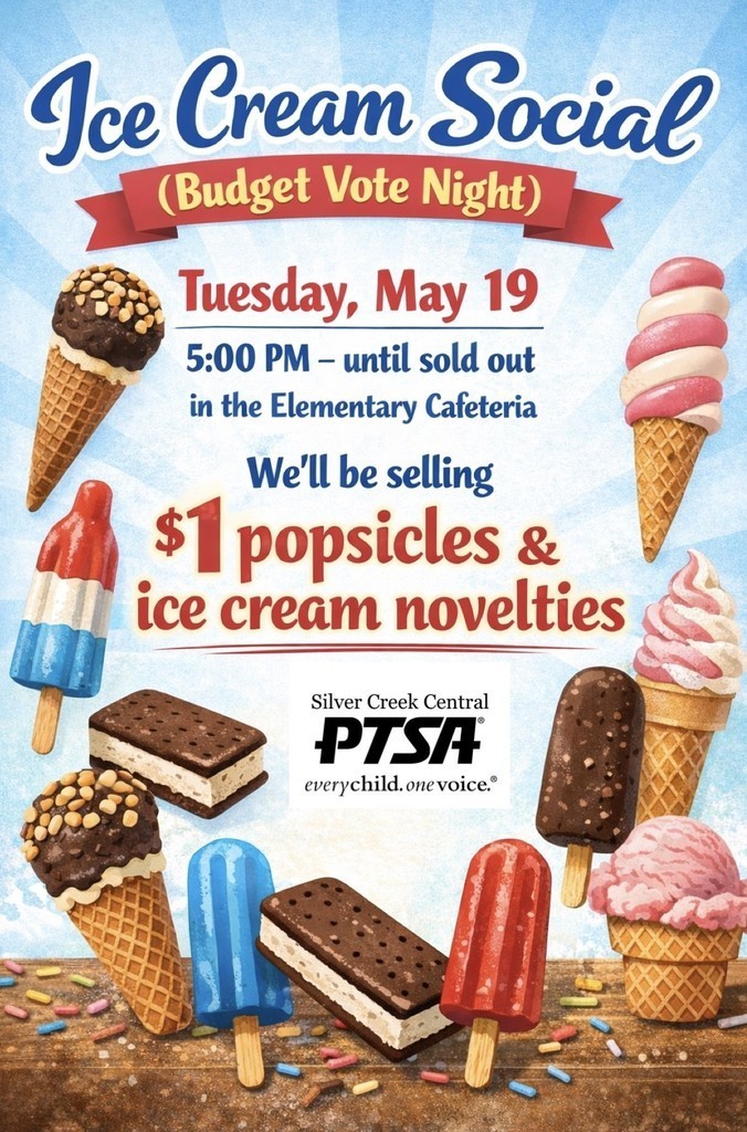 PTSA Ice Cream Social flyer 