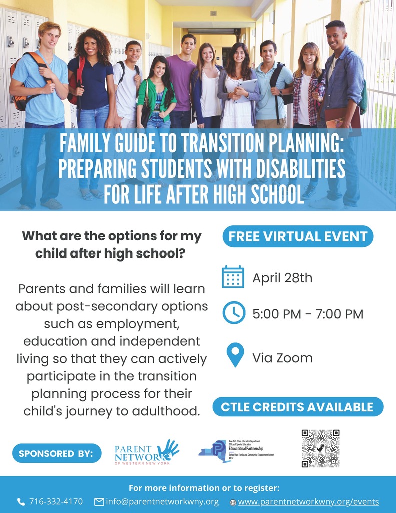 Parent Network Flyer- Transition Planning April 28