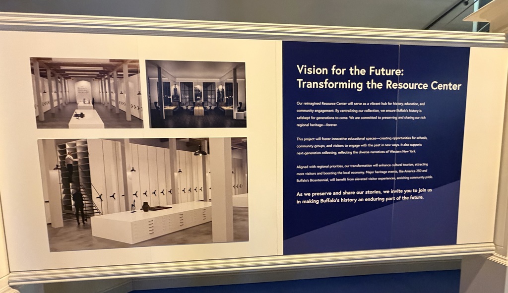 Rendering of the new archive space. 