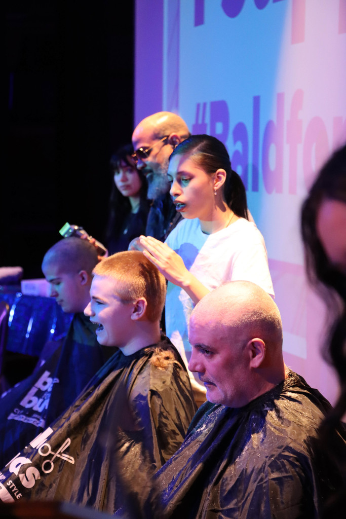 Participants are shaved. 