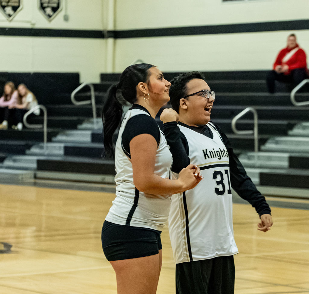 Two players on the court