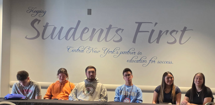 Students seated