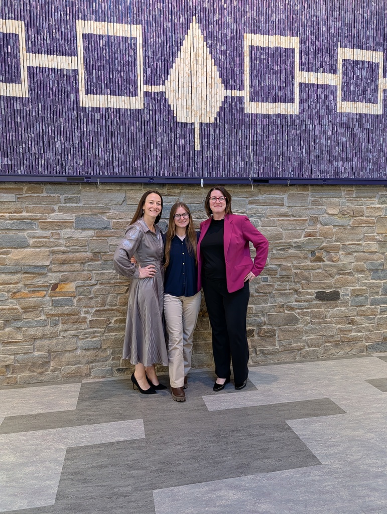 Miss Cates with Dr. Ralston and Mrs. Krystofiak