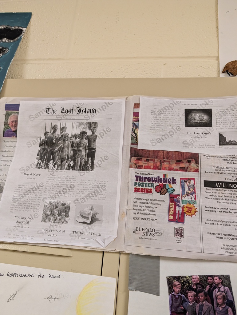 closeup of news articlesmade for the gallery