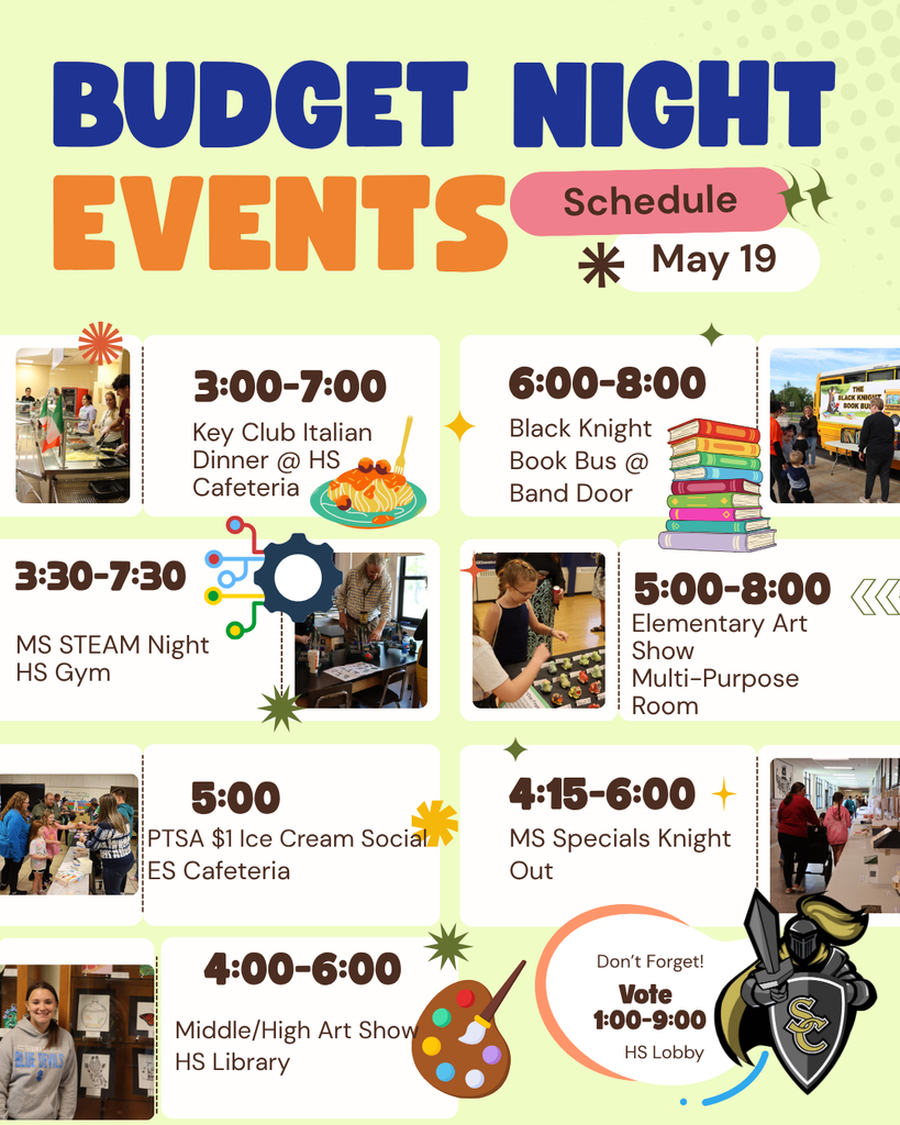 Budget Night Full Event Schedule