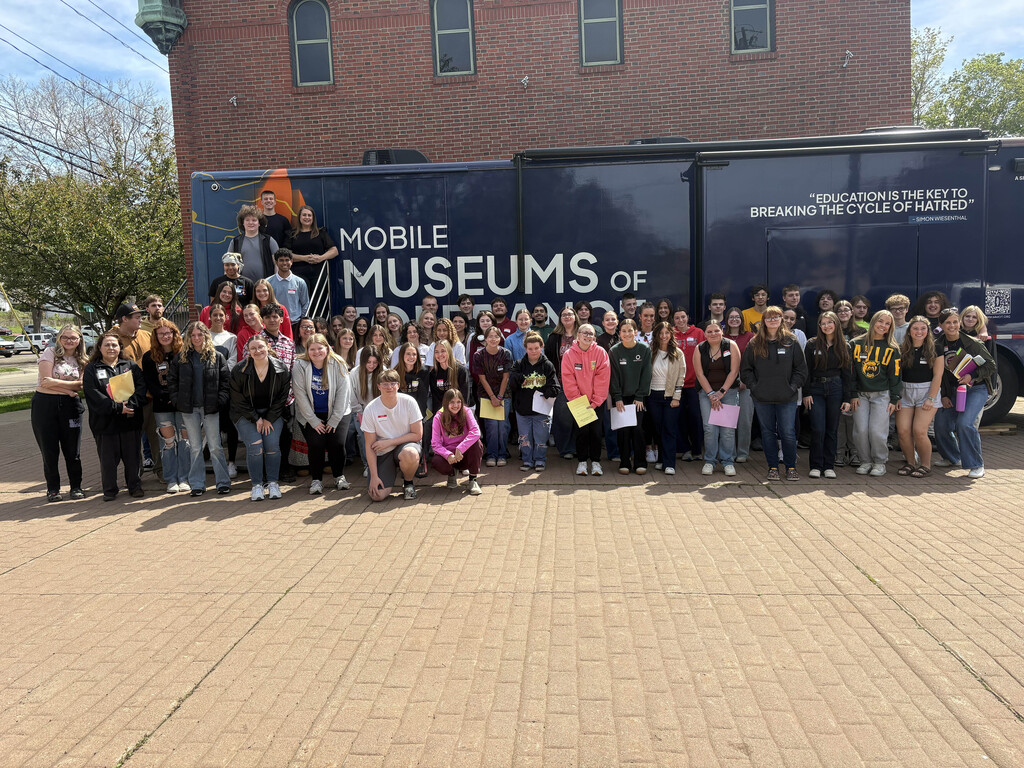 Leadership Symposium group outside. 