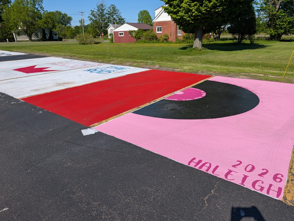 Painted parking spots