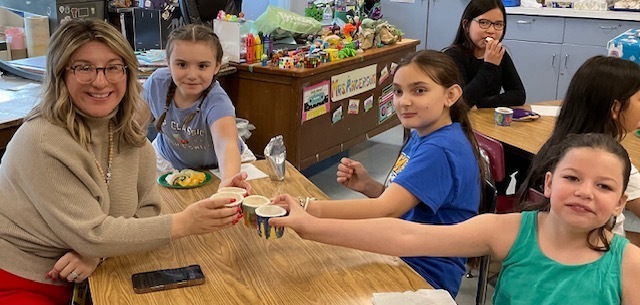 Tea with Mrs. Radoani. 
