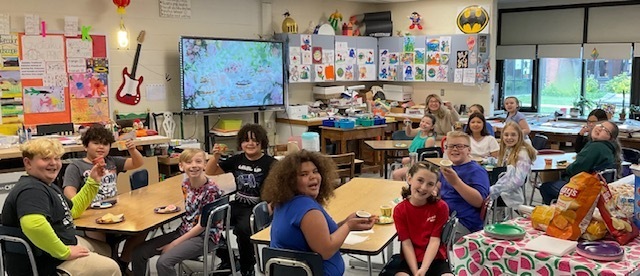 Tea with Mrs. Radoani. 