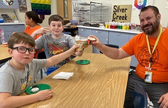 Tea with Mr. Case.